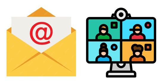 email y video conferencia